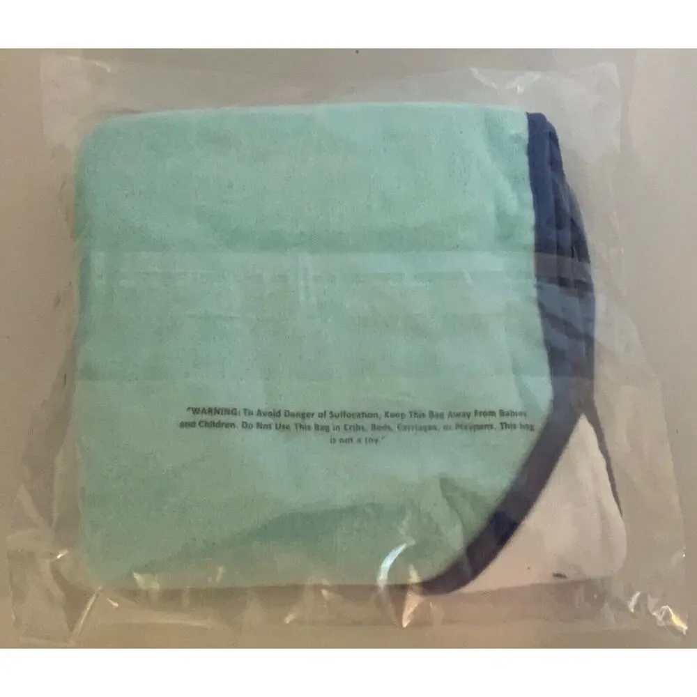 Hooded Bath Towel Cloud Island Baby Infant Soft Cotton - Victory Blue Swans. NWT